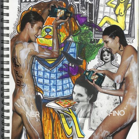 Liv Fontaine, sketchbook page, 2012